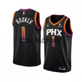 Maillot Basket Homme Phoenix Suns Devin Booker 1 Jordan 2022-23 Statement Edition Noir Swingman